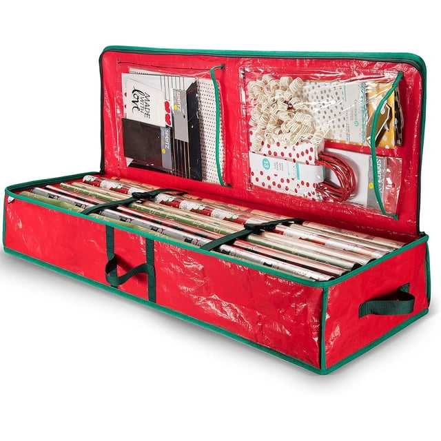 TIMIFISChristmas Daily Necessities Storage Bag Christmas Decoration Storage PE Multifunctional Organizing Bag