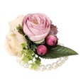 thumbnail image 2 of TopLLC Bangle Wrist Flower Stretchable Wedding Prom Party Hand Flower Bracelet A, 2 of 2