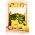 thumbnail image 2 of Gouchee Home Alpine Yellow Bean Bag Lounger – Water-Repellent Indoor/Outdoor Chair with High-Density Polystyrene Bead Filling, Lightweight Modern Seating for Poolside or Living Room, 2 of 5