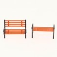 thumbnail image 1 of VONKY Train Railroad Diorama Park Bench for DIY Sand Table Model 1:75 white G, 1 of 9