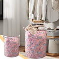 thumbnail image 3 of EGNMCR Large Dirty Basket With Handle Inner Foldable Storage Basket Doll Organizer storage basket, 3 of 6