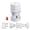 White, variant on TopLLC Universal Portable Travel Plug Adapter 4 In1 Multi-function Charger Socket Converter Electrical Outlet Adaptor Plug on Clearance