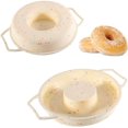 thumbnail image 1 of Silicone Donut Pan Cake Mold 9 Inch Doughnut Pans for Baking, Non Stick Round Cake Pan with Handle (Large，1Pack), 1 of 6