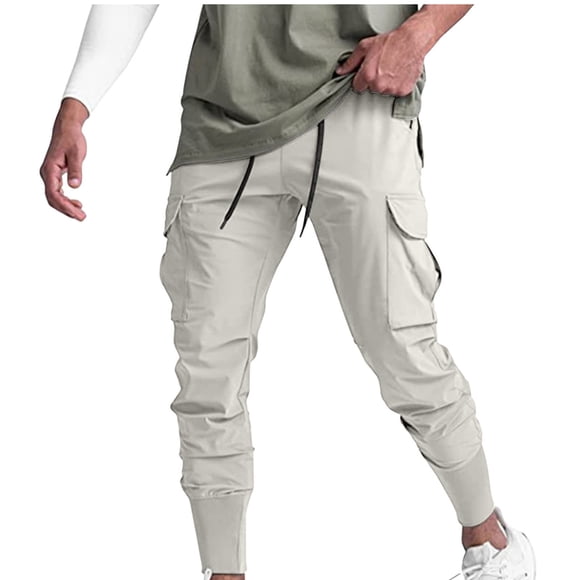 ZACPNCV Mens Jeans Slim Fit Skinny Denim Stretch Tapered Jean Pants White
