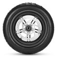 thumbnail image 1 of Tire Electric Scooter Rear Tire with Wheel Hub Disc Brake Set 8.5 inches Inflatable Electric Scooter Wheel Replacement for M365 Electric Scooter Spare Parts, 1 of 6