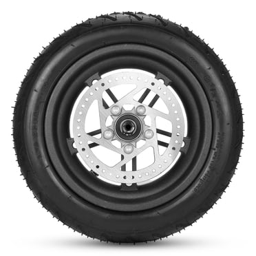 Tire Electric Scooter Rear Tire with Wheel Hub Disc Brake Set 8.5 inches Inflatable Electric Scooter Wheel Replacement for M365 Electric Scooter Spare Parts
