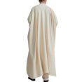 thumbnail image 4 of RXIRUCGD Robe Musulmane pour Homme, Robe Arabe Mi-Longue Style Long, Chemise Longue à Manches, Robe Décontractée Mode, Beige, Taille : M, 4 of 9