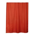 thumbnail image 1 of Rideau de Douche Orange Extra Long en Polyester à 12 Anneaux 79 Pouces L x 71 Pouces L, 1 of 5