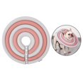 thumbnail image 1 of pitrice Adjustable Dog Collar Recovery Anti-Bite Cone Soft Protector for Pet Cat Gray Pink XL, 1 of 8