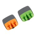 thumbnail image 3 of Miangastore Double Fingers Grip Peeler Portable Lightweight 2Pcs 2.6X1.4X2.6In, 3 of 8