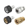 thumbnail image 3 of Transemion 4pcs Efficient Pressure Washer Adapter Set For Cleaning Machine Leak Free Connections Water Accessories Safety silvery 14mm 3.4pcs 1Set, 3 of 6