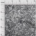 thumbnail image 2 of oneOone Cotton Poplin Black Fabric Abstracts Sewing Craft Projects Fabric Prints By Yard 56 Inch Wide, 2 of 4