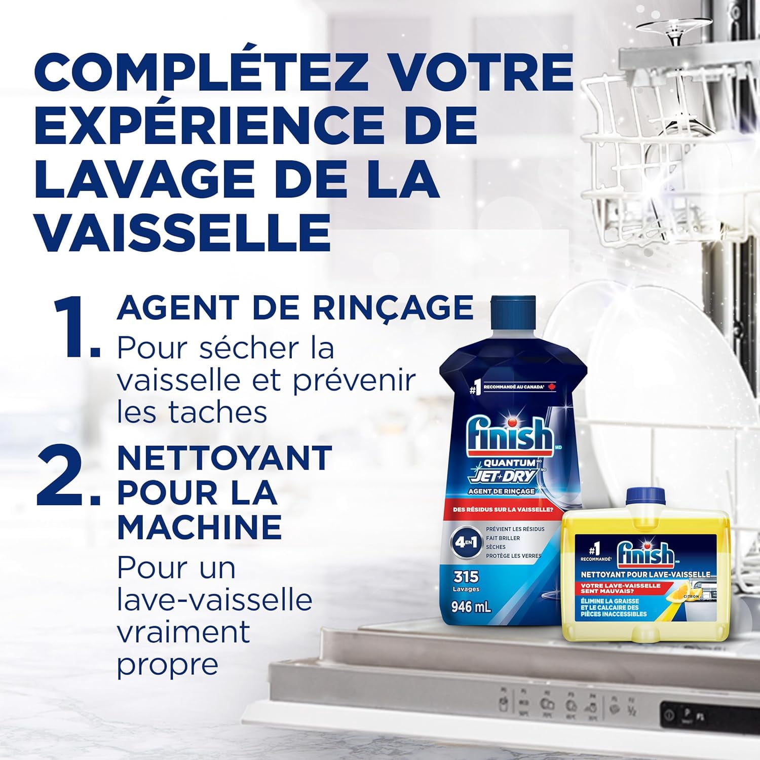 Finish Quantum Ultimate Lessive Lave-Vaisselle Citron, 40 Comprimés