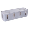 thumbnail image 1 of Youkk Household Power Electric Cable Outlet Portable Shockproof Dustproof Breathable Charging Cord Organizer Manager Storage Box Grey, 1 of 4