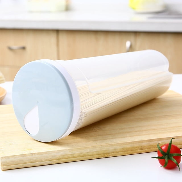 Boîte de Conservation Hermétique pour Aliments - Organisateur de Placard pour Céréales et Pâtes, Bocal de Rangement de Cuisine En, Bleu, JKODE