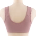 thumbnail image 4 of MIASHUI Front Closure Bras for Older Women Push Up Breathable Front Button Bralette Comfy Sleep Bras,Pink,48, 4 of 8