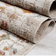 thumbnail image 4 of LaDole Rugs Venice Marigold Cream Ornamental Indoor/Outdoor Area Rug, 5'3' x 7'6', 4 of 6