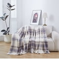 thumbnail image 5 of CHAPS PRINTED PLAID PLUSH BLANKET, 90 X 90, 5 of 5