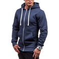 thumbnail image 2 of ORUYROP Sweat à Capuche Zippé pour Hommes, Mode Automne/hiver 2023, Veste Décontractée à Manches Longues, 2 of 4