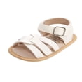 thumbnail image 4 of Baby Sandals Summer Baby Girls Solid Color Soft Sole Shoes, 4 of 6