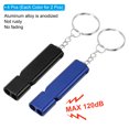 thumbnail image 3 of Unique Bargains Sifflet de Survie, Lot de 4 Sifflets de Sécurité à Son Fort pour la Randonnée, Noir, Bleu, 3 of 6