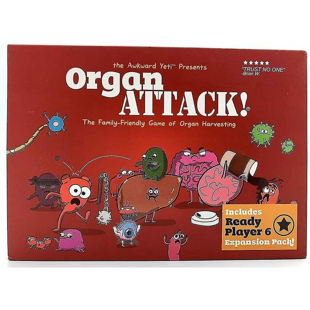 Organ Attack Tabletop Card Game Family Board Game For 2-6 Players