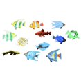 thumbnail image 1 of 12pcs Mini Ocean Animal Tropical Fish Figure Model Preschool Kids Educational Toys, 1 of 6