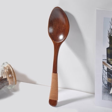 EGNMCR Cuillères à Mesurer Cuillères de Service Cuillère Fourchette en Bois Ustensile de Cuisine Outils Cuillère à Soupe-Cuillère à Thé Vaisselle Cuillère Fourchette