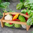 thumbnail image 2 of Garden Harvesting Storage With Handle Multifunctional Basket Gardening Fruit And Vegetable Collection Basket, 2 of 8