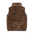 thumbnail image 2 of MIASHUI Vestes d'Hiver pour Enfants Garçons Filles Col Montant à Fermeture Éclair, Marron, 3-4 Ans, 2 of 7