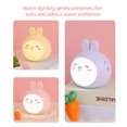 thumbnail image 3 of Cute Night Light, 3 Gear Stepless Dimming Touch Sensing USB Rechargeable Bedside Lamp Touch Night Light For Kids, 3 of 8