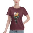 thumbnail image 1 of Women's Basic Short Sleeve T-Shirt Demon Slayer, 1 of 6