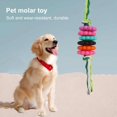 thumbnail image 1 of CBFFDC Puppy Pet Teething Toy Pet Puppy Toy Toothbrush Durable Ropes Bundle Bite resistant Interactive Flower Shape Dog Ball Toy, 1 of 6