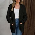 thumbnail image 1 of Cardigans pour Femmes Cardigan pour Femmes Chandail Mode Manches Longues Longueur Moyenne Confortable pour le Trajet Coupe Ample Chandail pour Femmes Hauts d'Automne pour Femmes en Liquidation, 1 of 6
