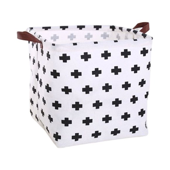 Shengyu Handle Folding Laundry Basket Toys Organizer Clothing Storage Bag Dirty Clothes Bucket Household Storing Laundries Car Plus sign 32*32*32
