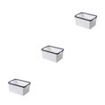 thumbnail image 2 of Maytalsory Premium And Nest-able Storage Solution For Desk Storage Basket Widely white s 3Set, 2 of 6