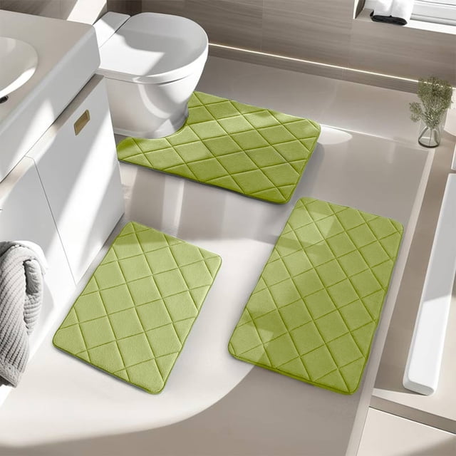 Halloween Decorations 2024,Rugs Indoor Sets,Rug Mat Carpet,Memory Foam Bath Mat Set,Bathroom Rugs For 5 Pcs Toilet Mats,Universal Soft Comfortable Non-Slip Thick Machine Washable Easier To Dry Dark