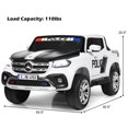thumbnail image 2 of Costway Licensed Mercedes Benz x Class 12V 2-Seater Kids Ride On Car w/ Trunk, 2 of 10