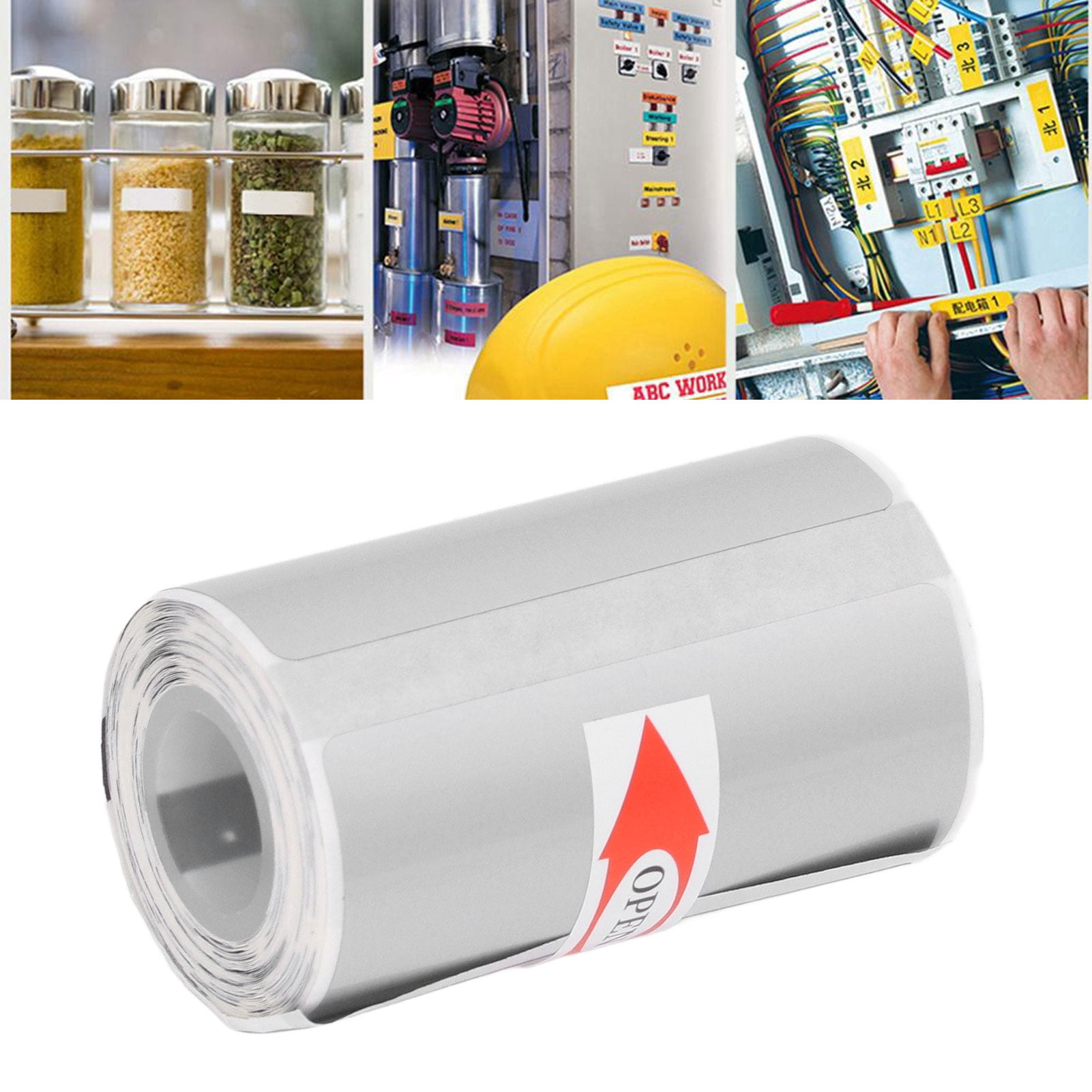 Thermal Printer Paper, 50 X 30mm Thermal Printer Paper Thermal Label Printer Paper Waterproof Oil Resistant Ink  Printing Plain Thermal Labels Office Supplies