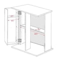 thumbnail image 2 of Prepac Manufactured Wood Locking Media Storage Cabinet, 2 of 3