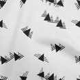 thumbnail image 1 of oneOone Georgette Viscose Black Fabric Geometrical Sewing Craft Projects Fabric Prints By Yard 42 Inch Wide, 1 of 4