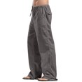 thumbnail image 2 of Faithtur Women´s Drawstring Pants, Summer Elastic Waist Solid Color Loose Lounge Pants with Pockets, 2 of 6