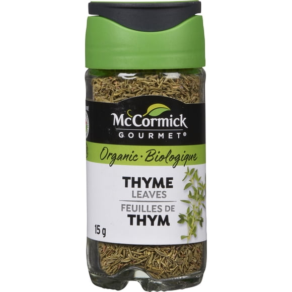 McCormick Gourmet, Organic Thyme Leaves, 15g