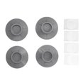 thumbnail image 2 of Accessoires de Machine à Laver, 4pcs Ventouse sous Vide Machine à Laver les Pieds Pad Tapis Antidérapant Multifonctionnel, 2 of 14