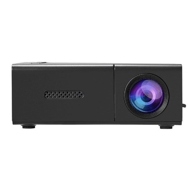 CUITING Projecteur 1080P Qualité d'Image Haute Définition Mini Projecteur Interface Multi-Appareils Projecteur de Films Noir