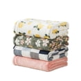 thumbnail image 4 of Mainstays Plush Throw Blanket Pink, 4 of 8
