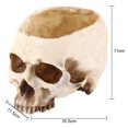 thumbnail image 4 of Yosoo 1pc Resin Skull Head Design Flower Pot Planter Container Decoration, Skull Container, Skull Plant Pot, 4 of 4
