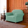 thumbnail image 2 of Subrtex 1-Piece Stretch Sofa Slipcover Non Slip Couch Cover, Texture Grid Pattern, 2 of 6