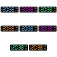 thumbnail image 4 of pitrice Horloge Murale Multifonctionnelle pour Salon Luminosité Réglable 6. Style Été 1, 4 of 6