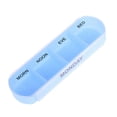 thumbnail image 4 of Tiroir Portable Boîte à Médicaments en Plastique Anti-Humidité avec 28 Compartiments une Semaine, 4 of 9